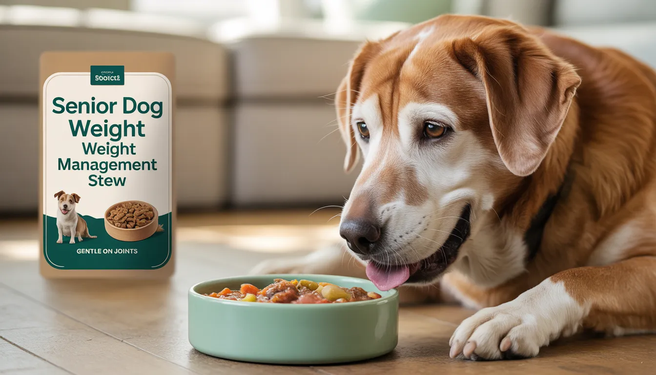 Senior dog weight management stew